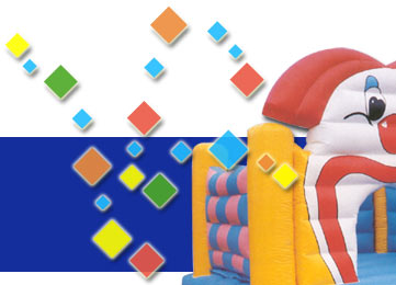 Noleggio giochi gonfiabili per interni ed esterni